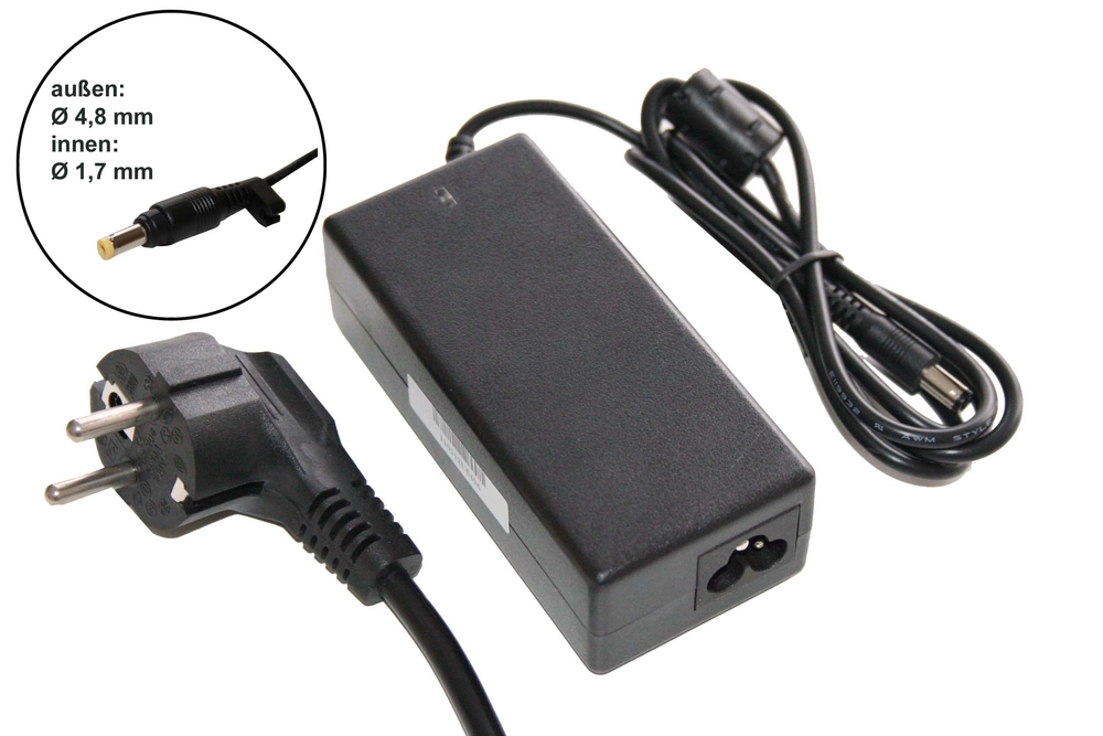 VHBW AC adaptér HP 19.5V, 3.33A, 4.8 x 1.7mm - neoriginálny