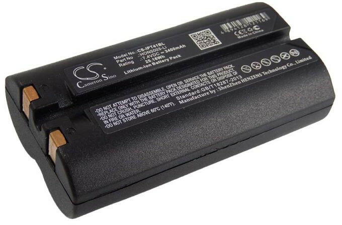 Batéria snímača čiarových kódov ako náhrada za Honeywell HON5003-Li - 3400mAh 7,