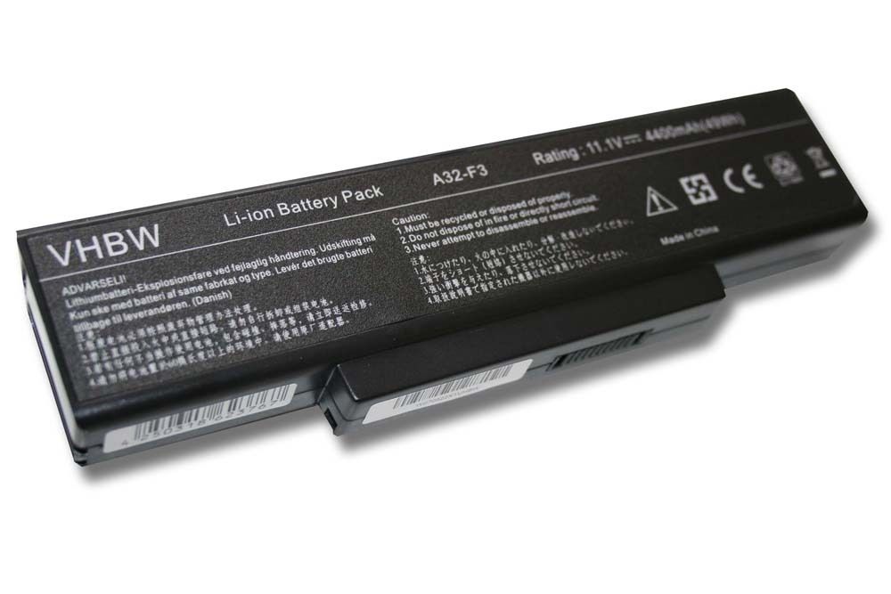 VHBW batéria ASUS F2, F3 , 4400mAh 11.1V Li-Ion 0868 - neoriginálna