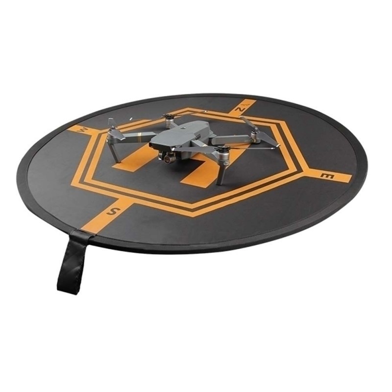 Pristávacia plošina čierna-oranžová pre drony