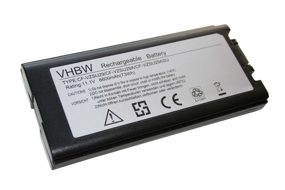 VHBW 1587 batéria Panasonic Toughbook CF-29 . 6600mAh Li-Ion - neoriginálna