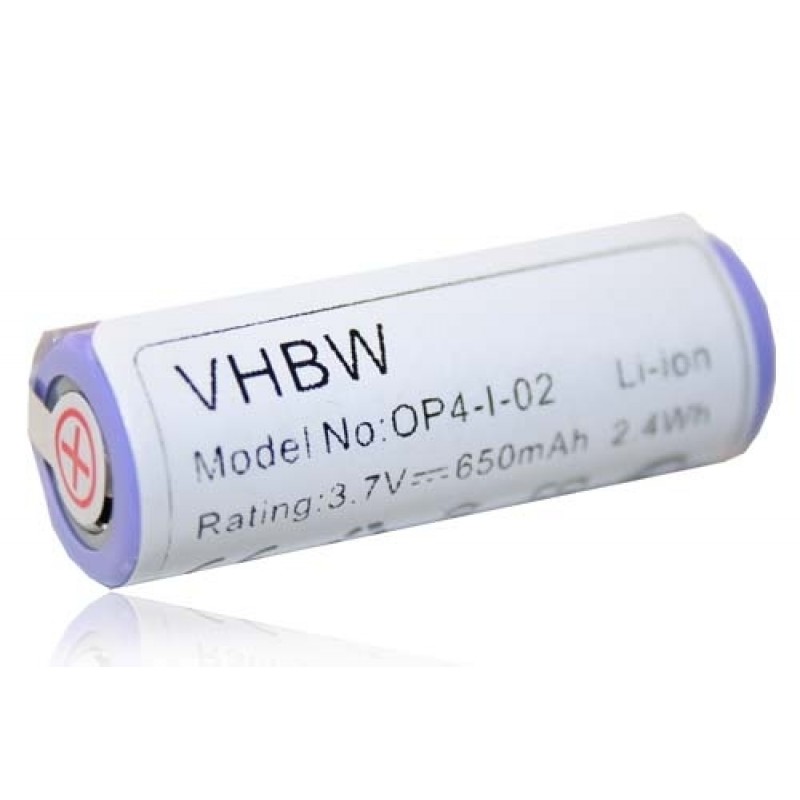 VHBW batéria Philips HS8420 3.7V, Li-Ion, 650mAh