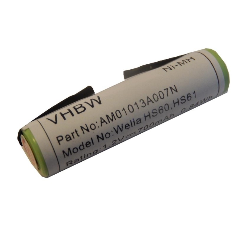 VHBW batéria Wella Contura HS60, HS61  1.2V, NI-MH, 700mAh