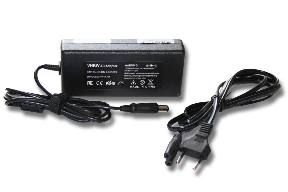 VHBW AC adaptér HP 19V, 4.74A, 7.4 x 5.0mm - neoriginálny