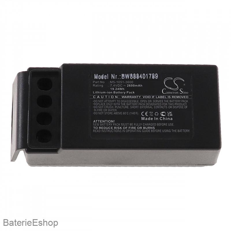 Priemyselná batéria do ovládača Cavotec M5-1051-3600 - 2600mAh, 7,4V, Li-Ion
