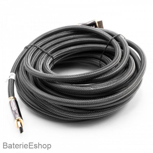 Kábel HDMI Premium, opletený, V2.0 Ultra HD TV, 2160p, 4k, ARC, 10m