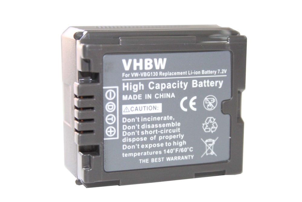 VHBW batéria Panasonic  VBG130 mit Infochip