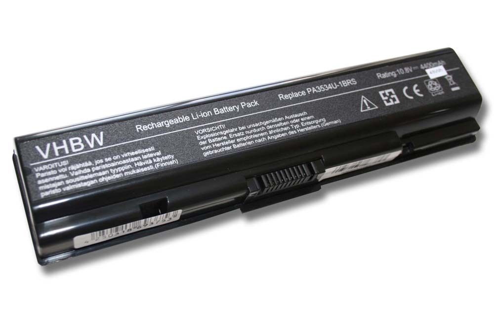 VHBW batéria Toshiba Satellite A200 , 4400mAh 10.8V Li-Ion 1148 - neoriginálna