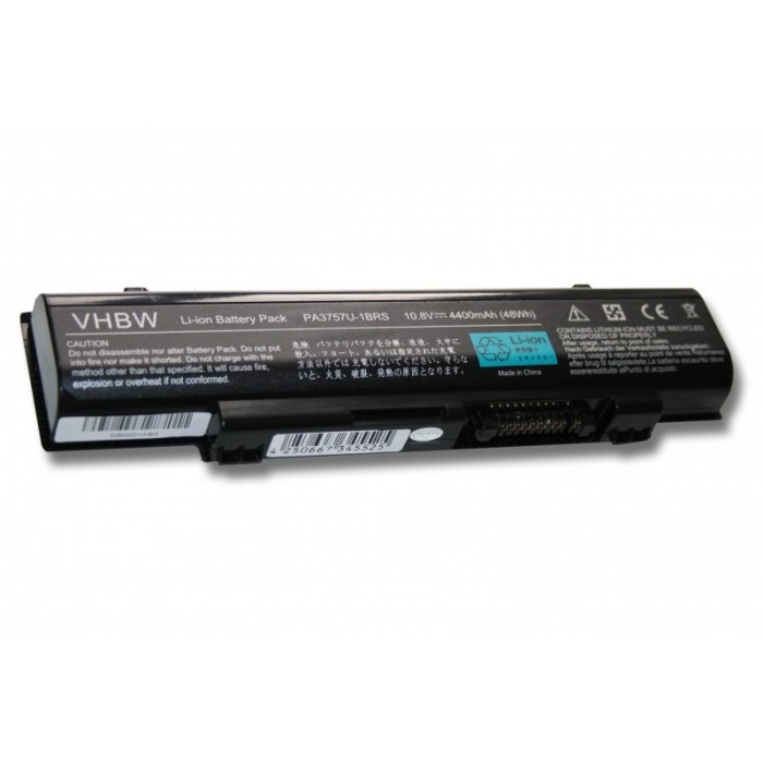 VHBW batéria Toshiba Qosmio T750 4400mAh