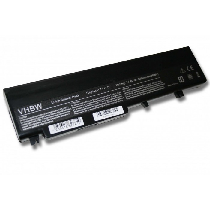 VHBW batéria Dell Vostro 1710, 1720 6600mAh