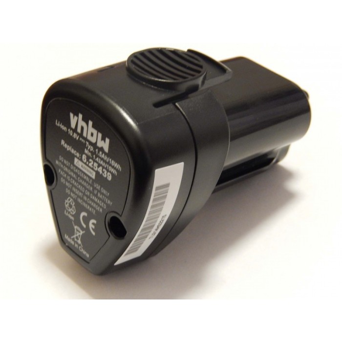 VHBW batéria Metabo Powermaxx BS 10.8V, Li-Ion, 1500mAh