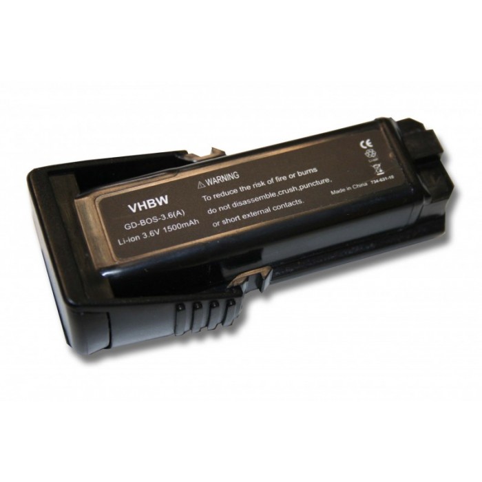VHBW batéria Bosch BAT504 3.6V/Li-Ion/1500mAh