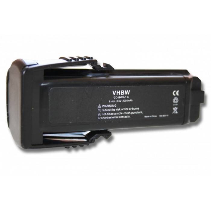 VHBW batéria Bosch BAT504  3.6V/Li-Ion/2000mAh