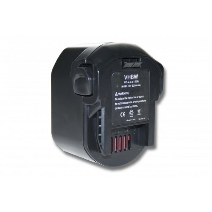 VHBW batéria AEG BS12G 12V, NI-MH, 3300mAh