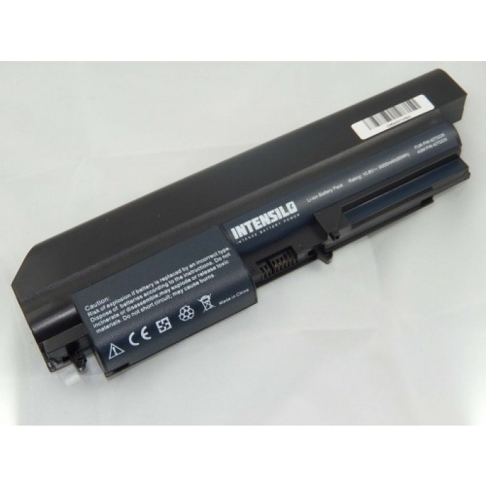 INTENSILO batéria pre IBM Lenovo Thinkpad T61, R61, T400 10.8V, 6000mAh