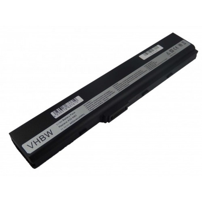 VHBW batéria ASUS A32-N82 11.1V, 4400mAh