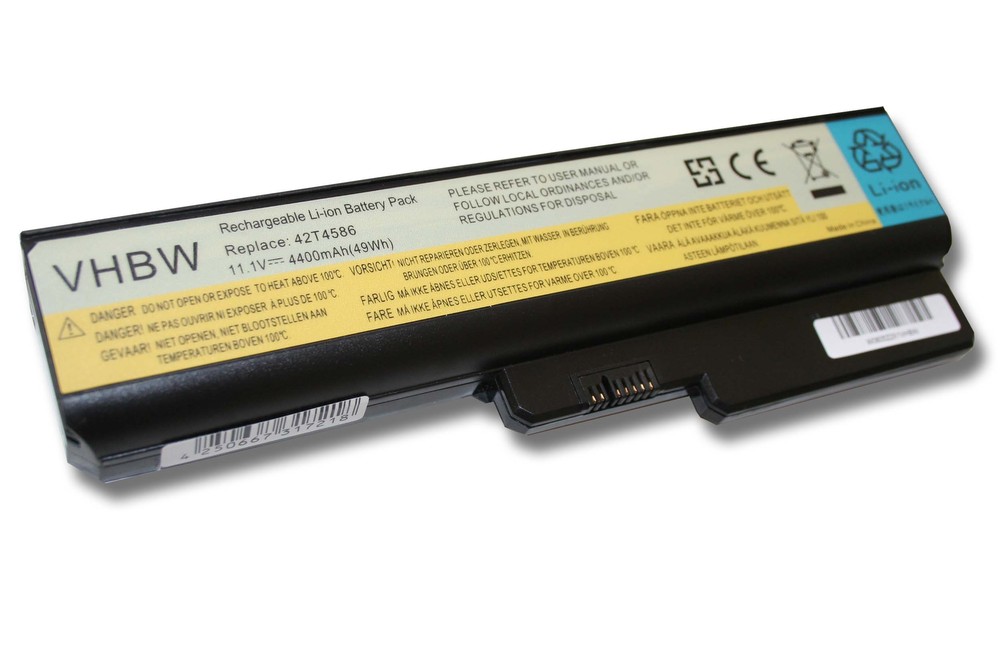 VHBW 3458 batéria Lenovo 3000 , 4400mAh Li-Ion 3458 - neoriginálna