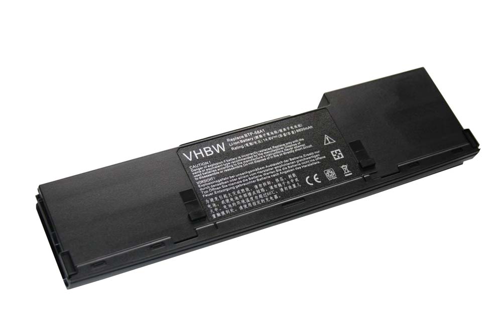 batéria VHBW Acer BTP-58A1 6600mAh 14.8V Li-Ion 1527 - neoriginálna