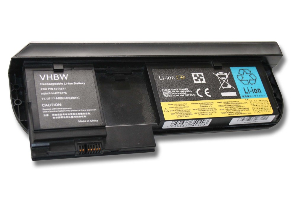 VHBW 4398 batéria Lenovo Thinkpad X220 Tablet 4400mAh 11.1v Li-Ion- neoriginálna