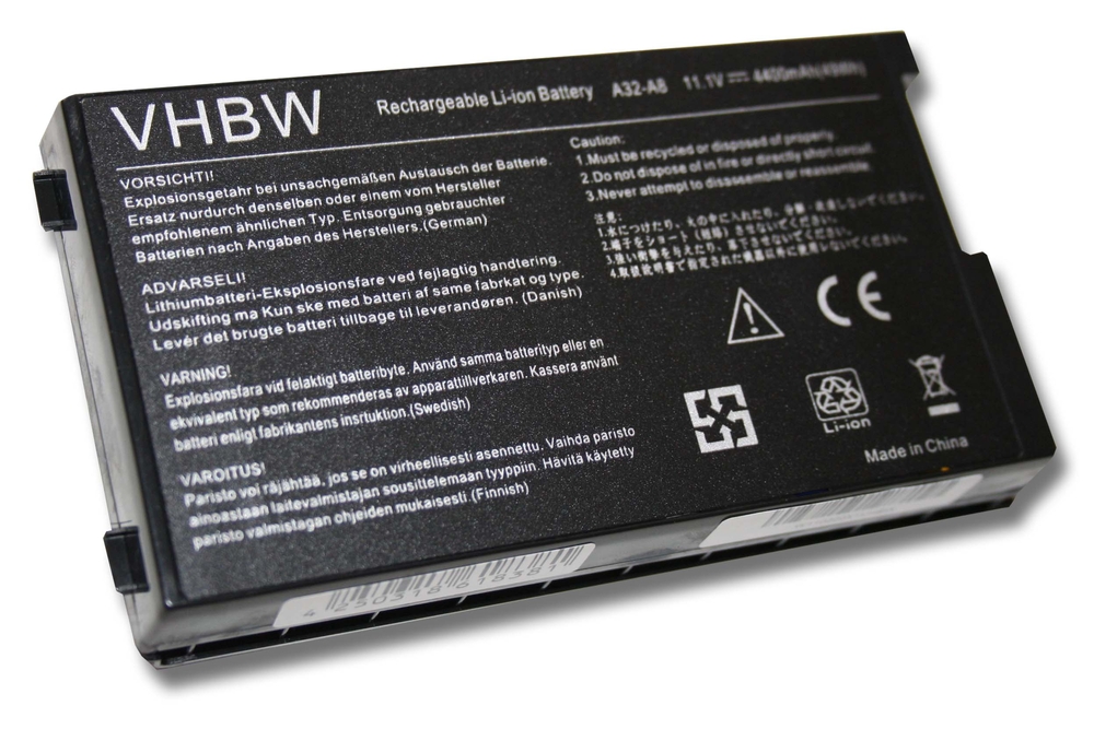 batéria  VHBW ASUS A32-F80 , 4400mAh 11.1V Li-Ion 1135 - neoriginálna