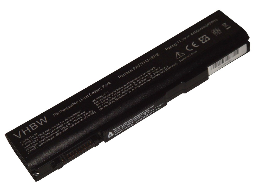 VHBW batéria Toshiba PA3788u ,4400mAh 10.8V Li-Ion 3913 - neoriginálna