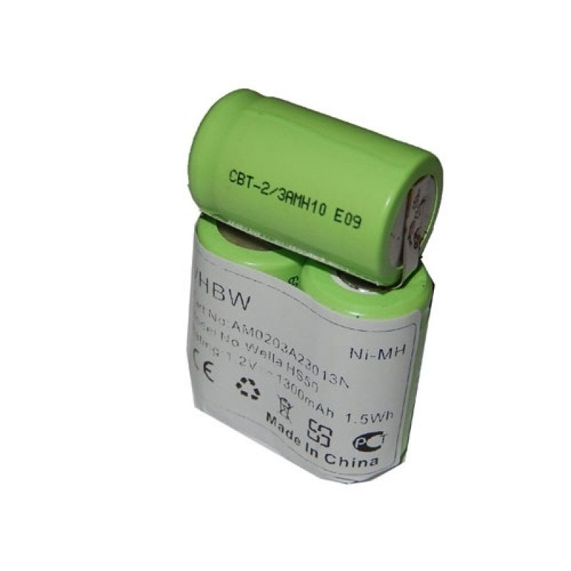 VHBW batéria Wella Xpert HS50 3.6V, NI-MH, 1300mAh