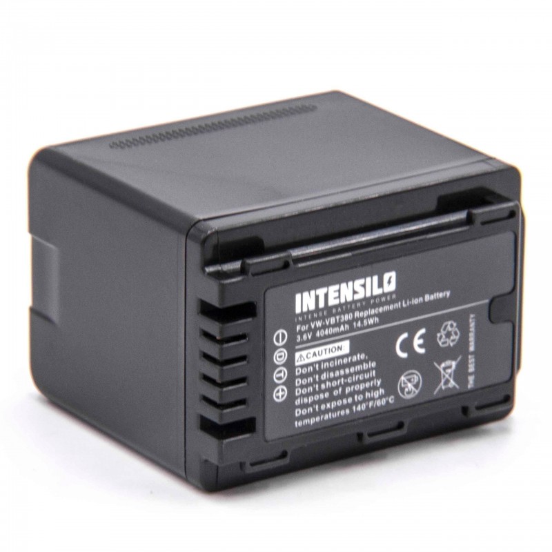 INTENSILO batéria pre Panasonic nahrádza VW-VBT380  4040mAh