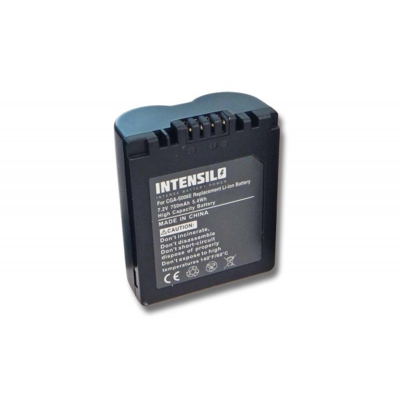 INTENSILO batéria pre Panasonic nahrádza CGA-S006  750mAh