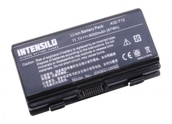 INTENSILO bateria pre ASUS A32-T12 6000mAh