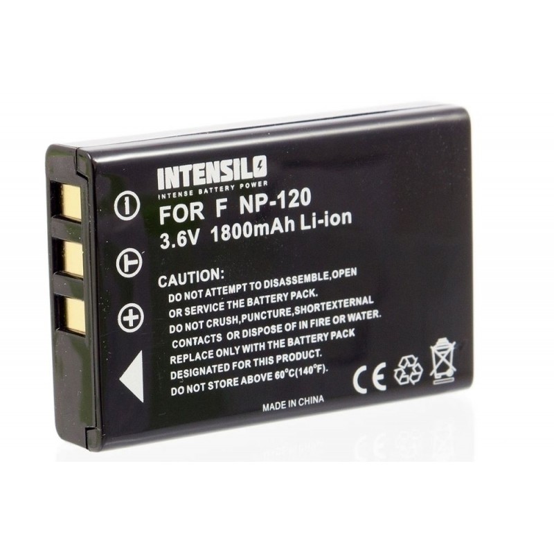 Batéria pre fotoaparát, Digicam, DSLR ako Fujifilm NP-120 Li-Ion 1800mAh (3.6V)