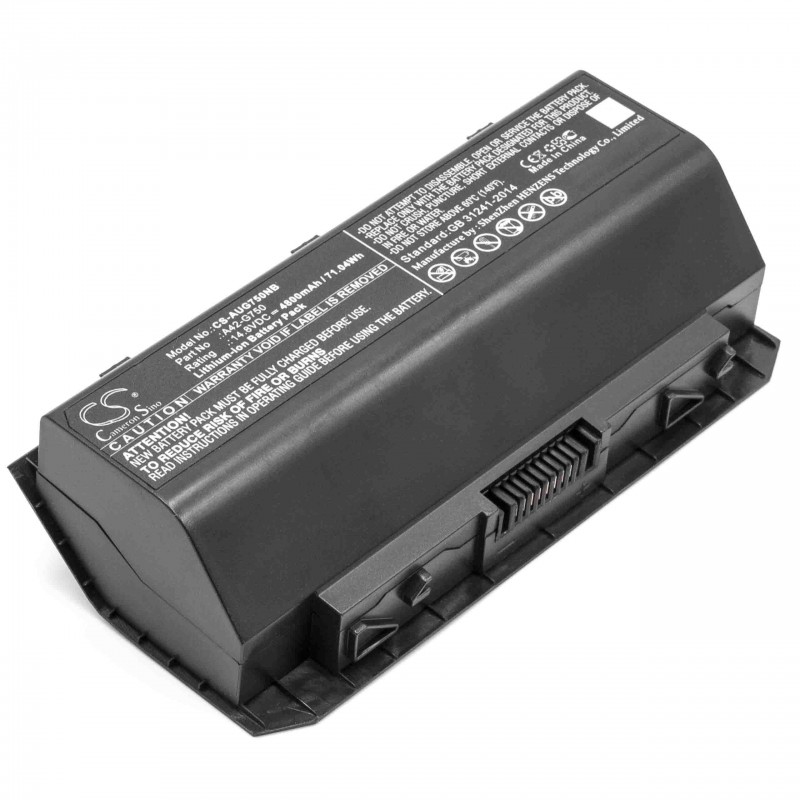 VHBW batéria  Asus G750, G750J  4800mAh