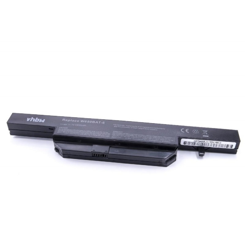 VHBW batéria Clevo  W650BAT-6  11.1V, 4400mAh