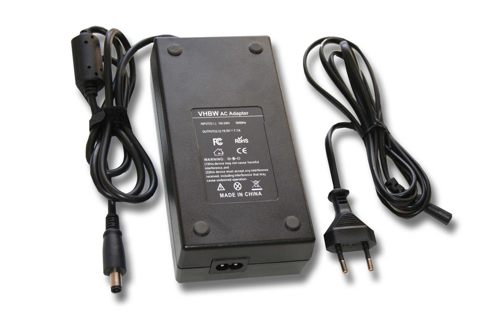 VHBW AC adaptér Dell 19.5V, 7.7A, 7.4 x 5.0mm - neoriginálny