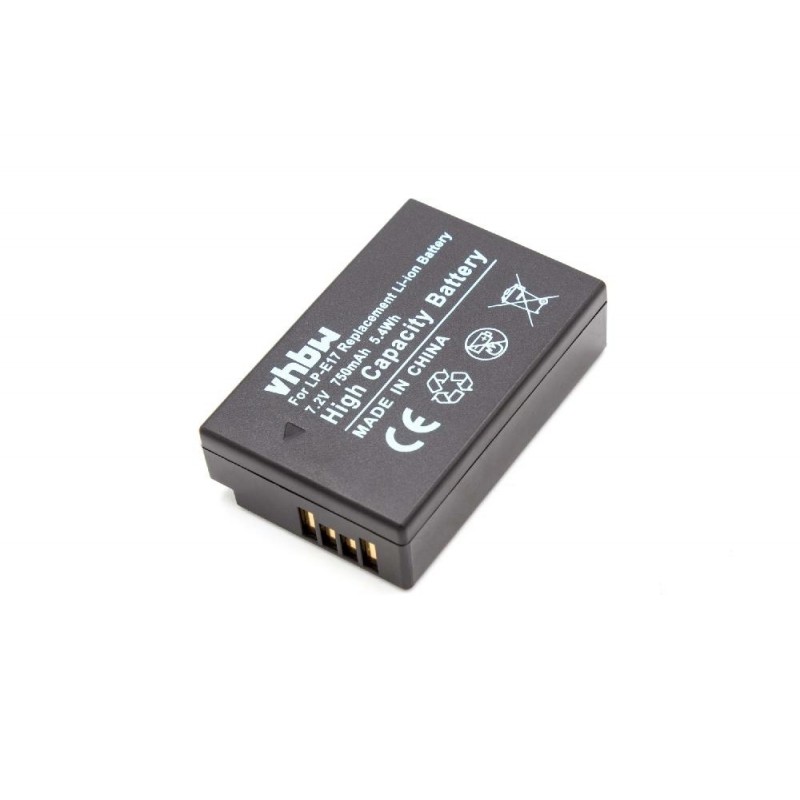 VHBW batéria Canon LP-E17 EOS 750D, 760D, 800D, M3, M5, M6  750mAh
