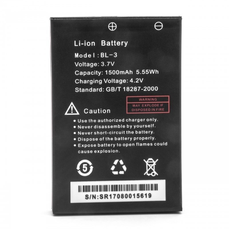 Bateria pre Baofeng BL-3 1500mAh