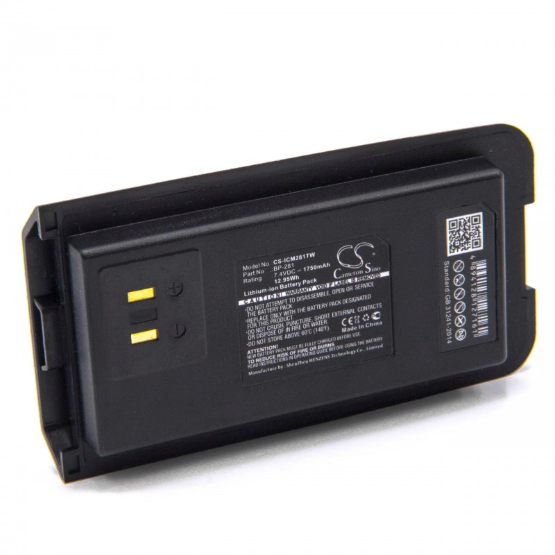 Bateria pre Icom IC-DP2, IC-DP2T BP-281 1750mAh, Li-Ion, 7.4V