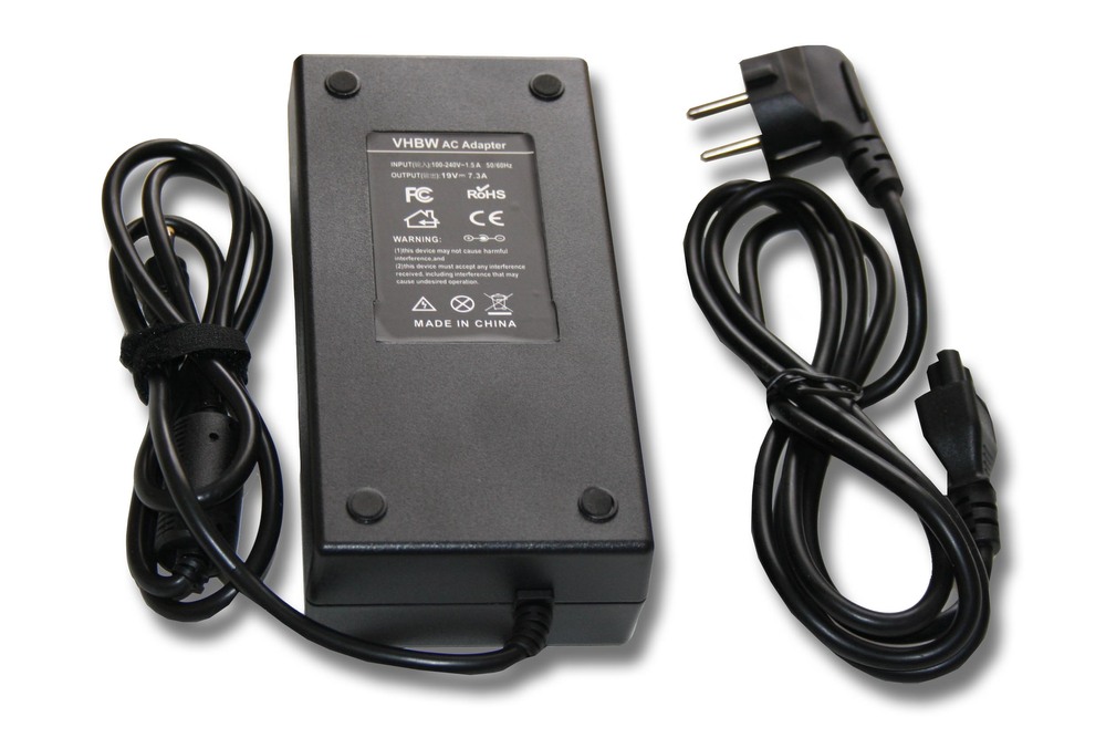 VHBW AC adaptér Acer  19V, 7.3A, 5,5 x 2,5mm - neoriginálny