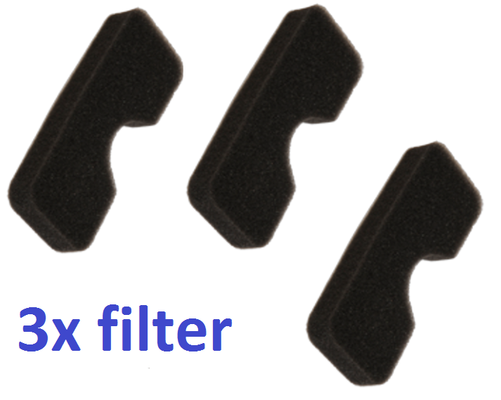 3x penový filter Rowenta RS-RT9673