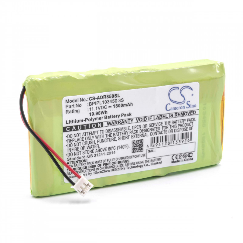 Batéria Li-Polymer- 1800 mAh (11,1 V)- pre digitálne rádio nahrádza Albrecht BPI