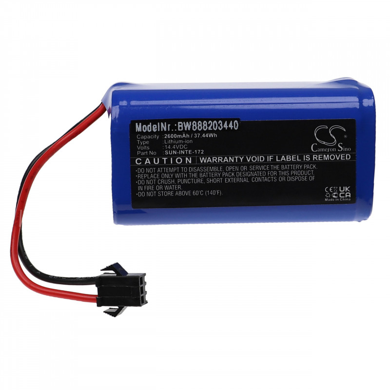 Batéria pre pre Tesvor SUN-INTE-172 pre - 2600mAh, 14,4V, Li-ion