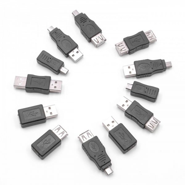 Sada adaptérov OTG USB 2.0 12 kusov