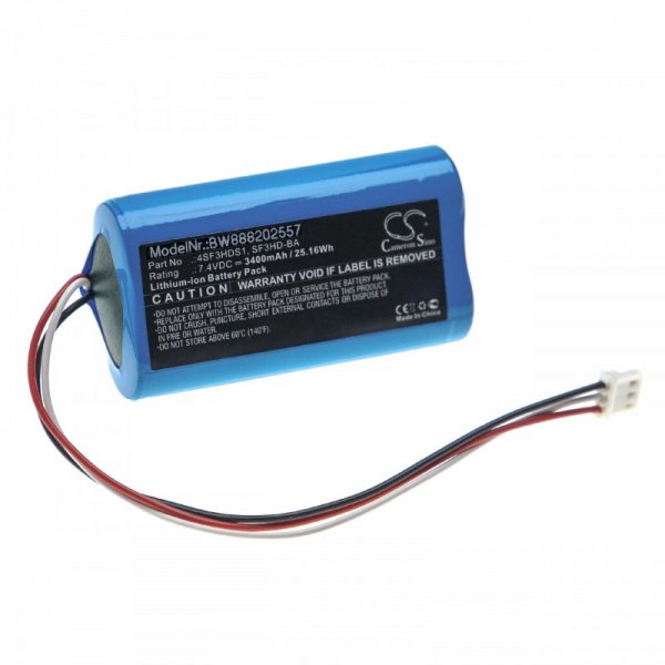 Batéria pre ALPSAT Satfinder Spare Part 3HD a iné 3400mAh