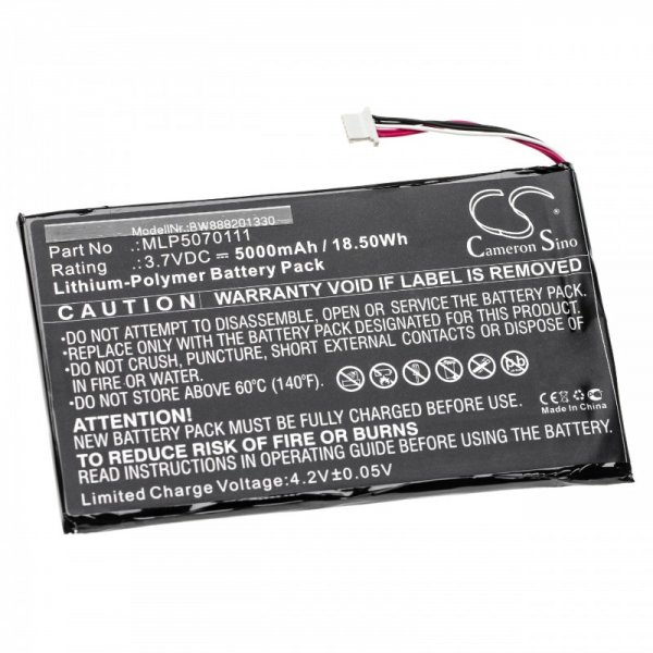 Batéria pre Autel Maxisys MS906BT a ďalšie ako MLP4670B1P, 10000mAh