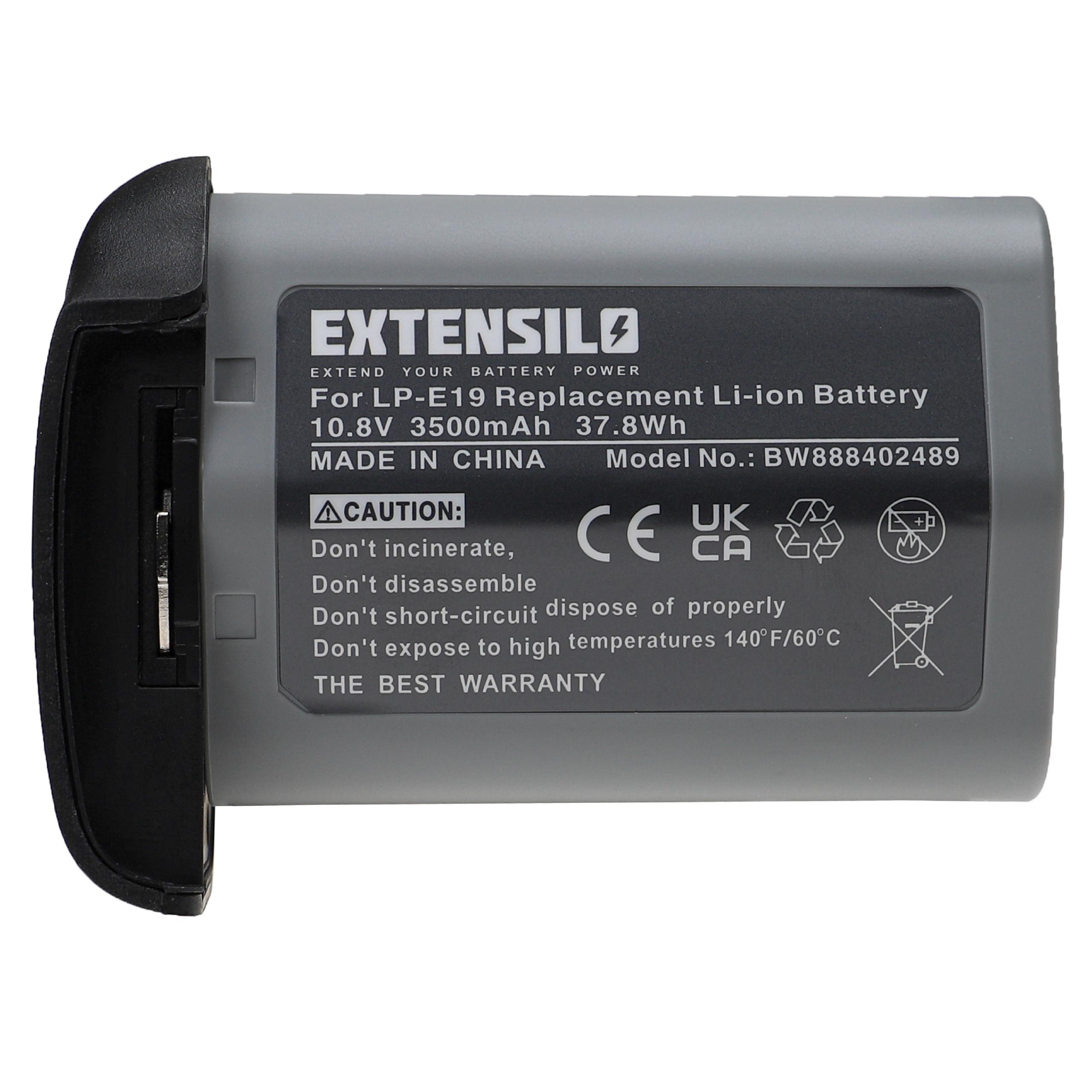 EXTENSILO batéria pre Canon EOS-1D a ďalšie ako LP-E19, 3500mAh