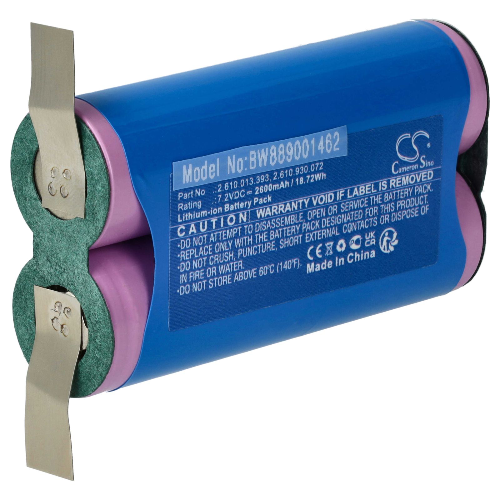 Batéria 7,2V pre Dremel 2,610,013,393, 2,610,930,072 - 2600mAh, Li-Ion