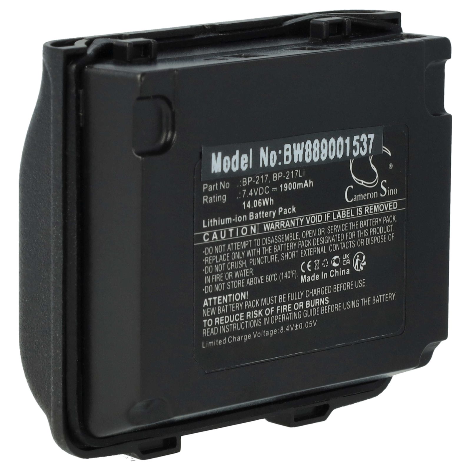 Batéria ako náhrada za Icom BP-217LI, BP-217 pre rádio - 1900mAh 14,06V Li-Ion