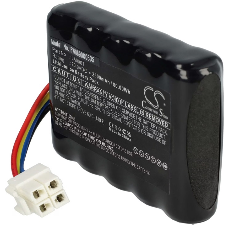 Batéria ako LA0001 pre Landxcape LX790 okrem iného 2500mAh, Li-Ion, 20V