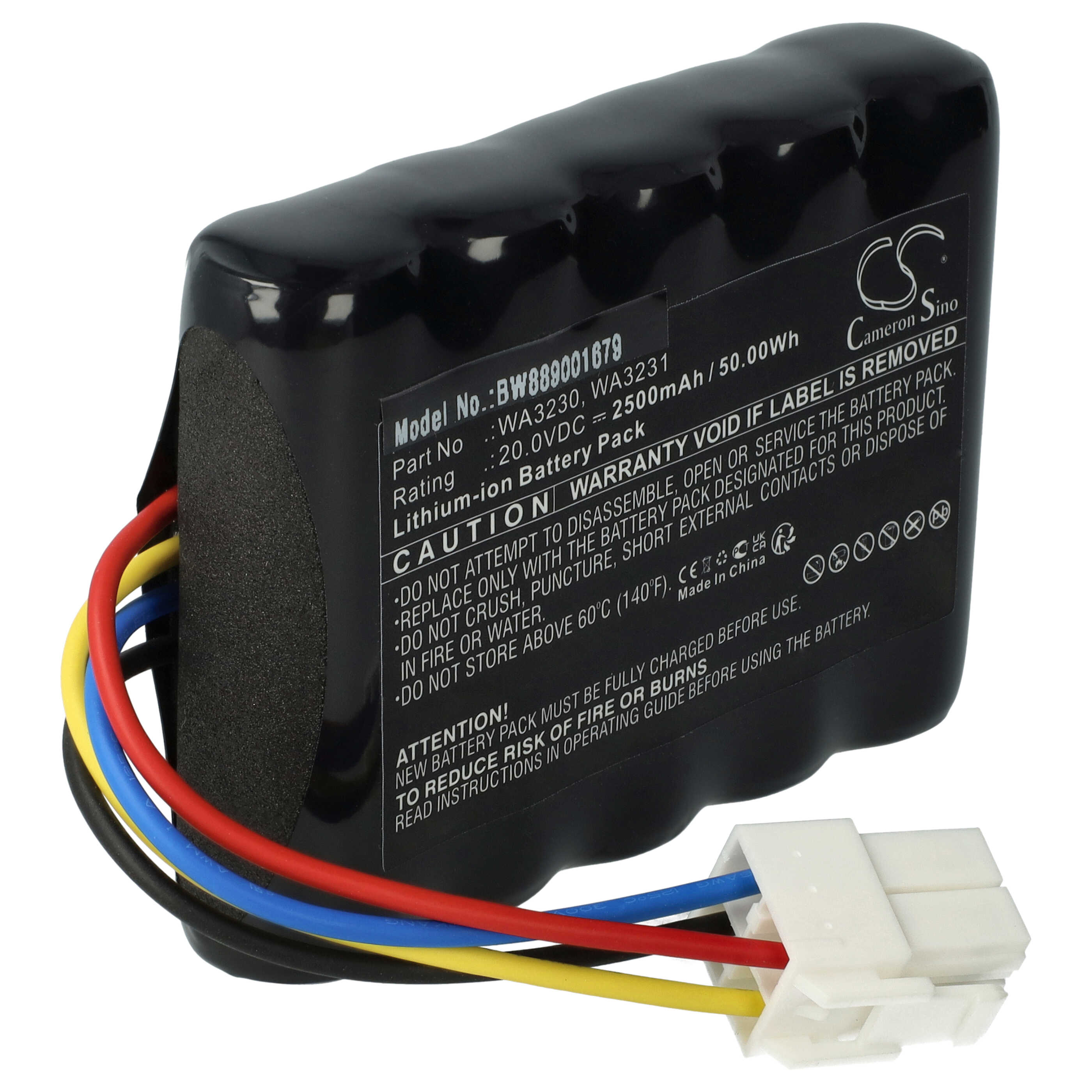 Batéria ako WA3230 pre Worx Landroid S Basic okrem iného 2500mAh, Li-Ion, 20V