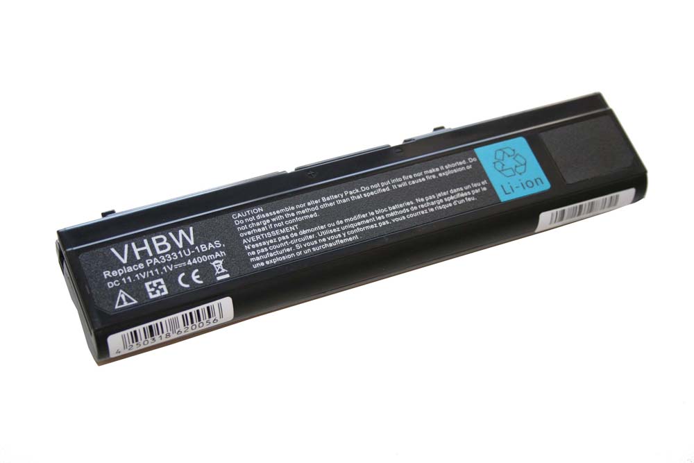 VHBW batéria Toshiba PA3331 4400mAh 11.1V Li-Ion 1244 - neoriginálna